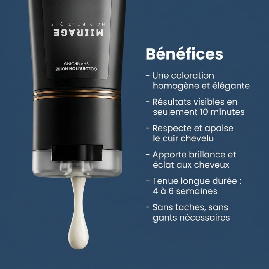 Shampoing colorant instantané Homme